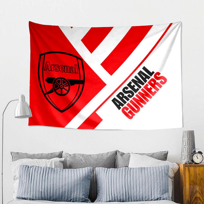 Tapiserie cu Emblema Clubului de Fotbal Arsenal, Tapiserie pentru Cameră de Joacă, Accesorii pentru Dormitor, Sufragerie, Cameră de Cămin, Decor perete, Cadouri de Ziua de Naștere pentru Fani