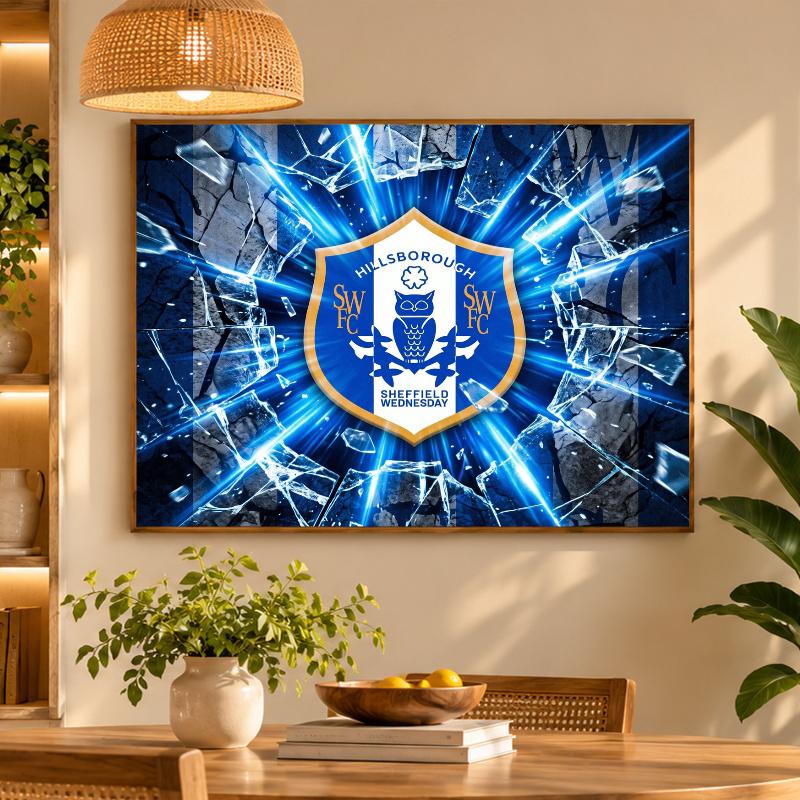 5D Diamond Painting Sheffield Wednesday Football DIY Full Drill Diamond Art Kit Home Decoration