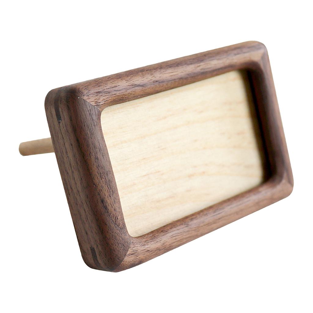 Picture Frame Wood Ornament Picture Display Frame for Cabinet Fridge Kitchen Desktop Photo Display Home Decoration Artwork