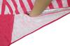 Marushin Beach Towel, Deformation, Pink, Approx. 120 x 190 cm, with Storage Pocket, 0365074200