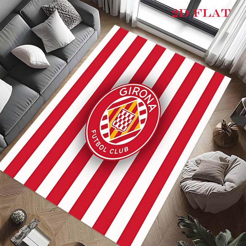 Girona FC Carpet Rug for Living Room Bedroom Home Sofa Decoration,Kids Play Nonslip Floor Mat