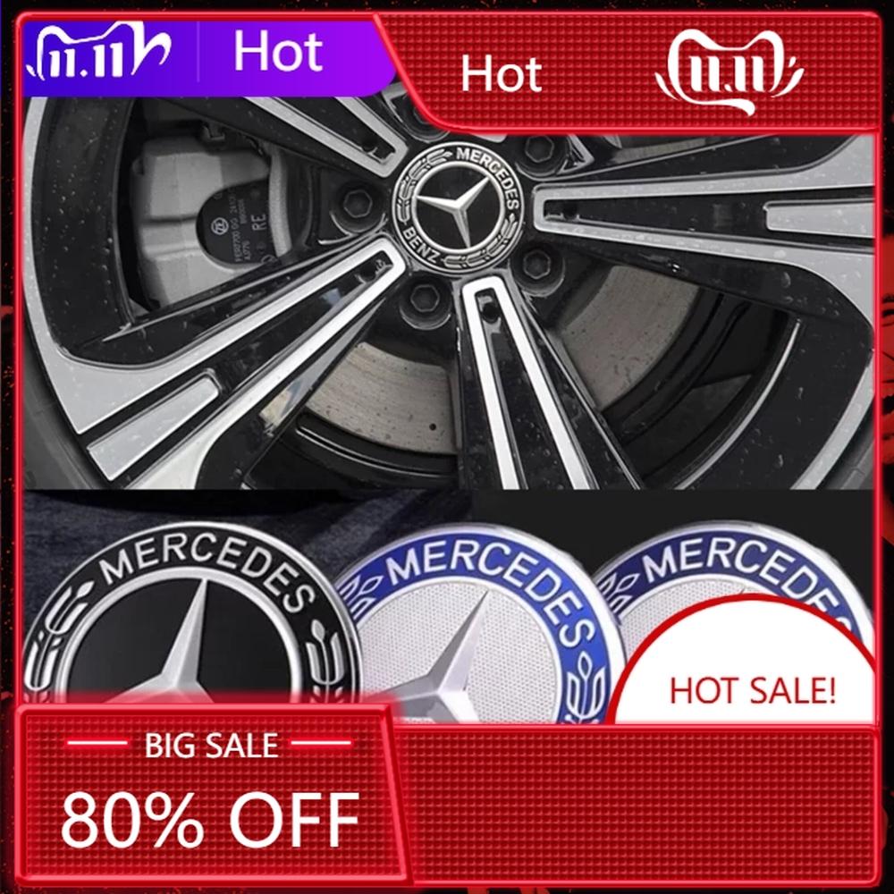 C200 E200 New 2025 For Mercedes Benz 1Pc 75mm Car Wheel Center Caps For Mercedes Benz W203 W204 W205 W212 W213 W222 W223 X253 W1
