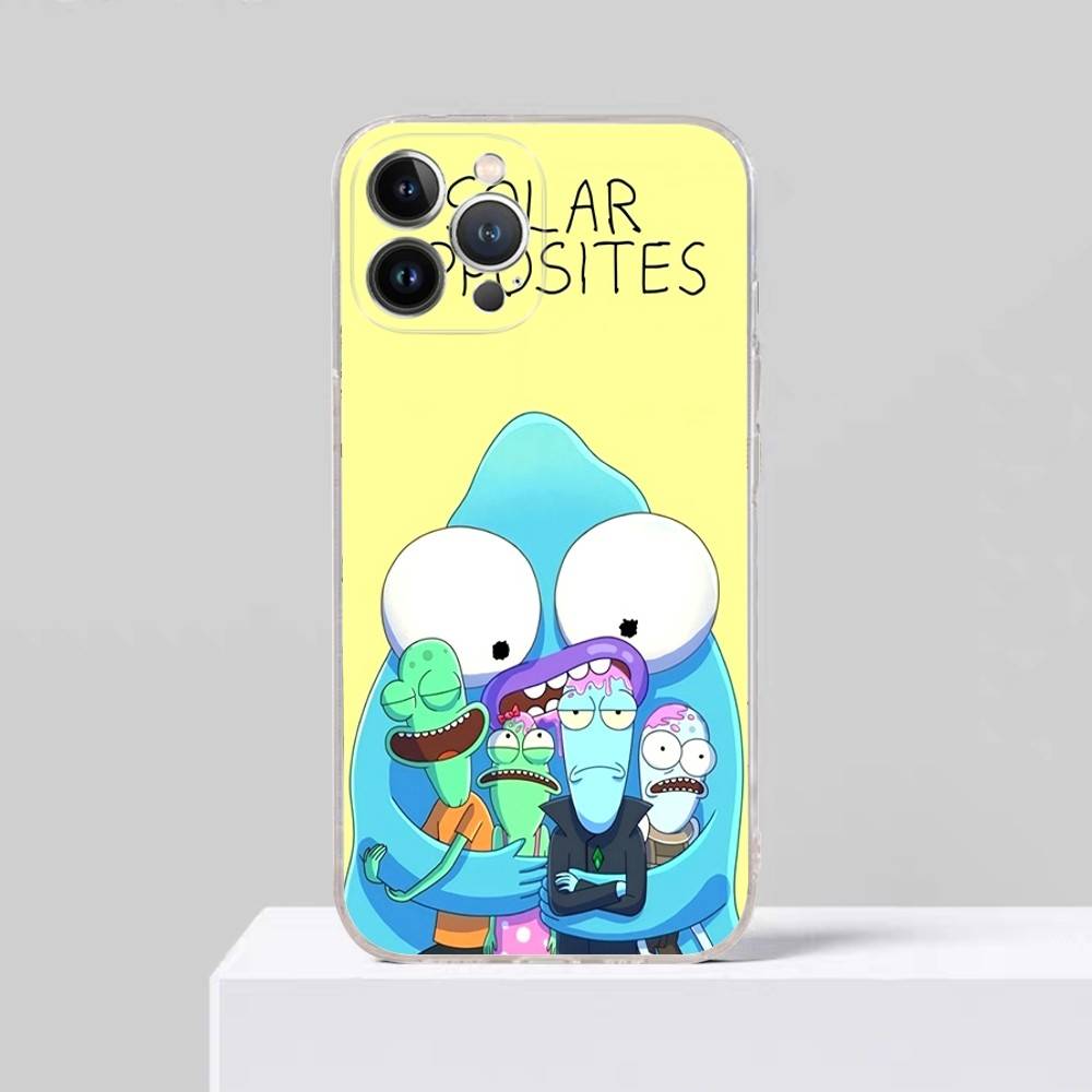 S-Solar O-Opposites Cartoon For IPhone 17 16 15 14 13 12 11 Pro Max Plus Phone Case High End Silicone