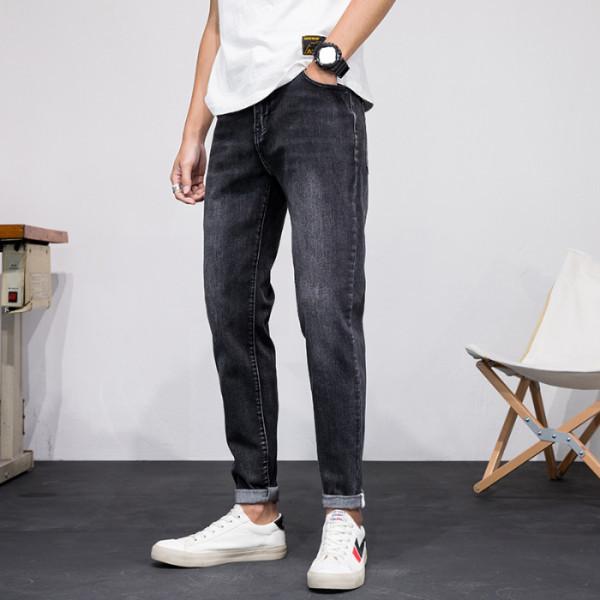 

Джинсы мужские тонкие прямые свободные летние брюки для мальчиков мужские трендовые мужские повседневные универсальные брюки мужские 38