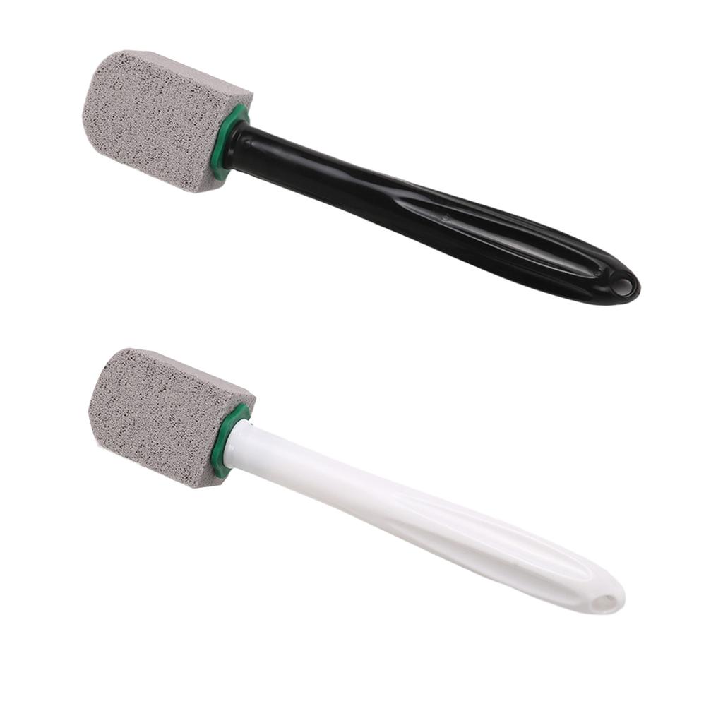 Pumice Toilet Brush With Extended Handle And Non Slip Grip For Effortless Stain Removal And Hygienic Bathroom Cleaning