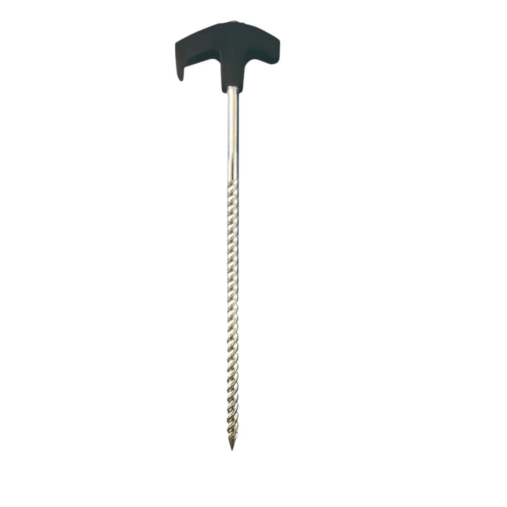 10pcs High Hardness 8 Inch Tent Stakes Heavy Duty Metal Ground Stakes Galvanized Iron Ground Anchor Peg Outdoor