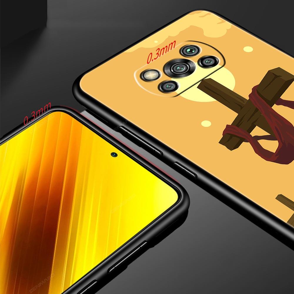 Phone Case for Xiaomi Poco F7 F6 F5 F4 F3 X7 X6 X5 X4 X3 NFC M4 C51 C55 GT Soft TPU Cover Faith Christian Religious Jesus Clear