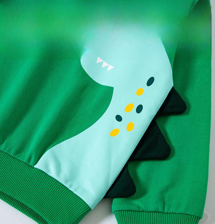 Children's 3D Dinosaur Sweater – New Spring/Autumn Style for Boys