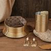 4 stk/sett Vintage Lær Afrikansk Zirkon Sett Choker Halskjede Armbånd Øredobber Sett For Kvinner Krage Halskjede Sett Zirkon Gaver