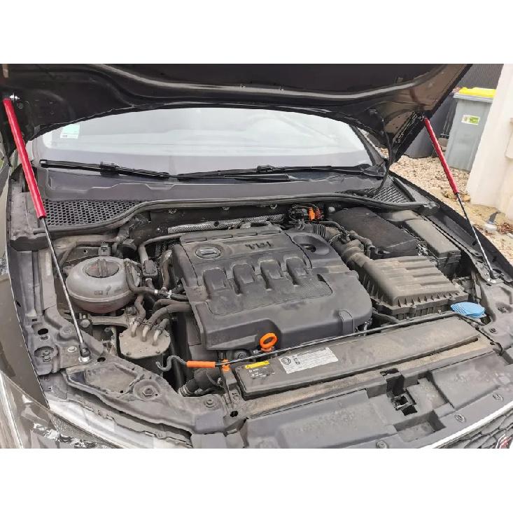 Bonnet Lift Support For SEAT Leon MK3 5F 2012-2020 Front Hood Modify Gas Struts Carbon Fiber Shocks Damper Cylinder Verins Rods