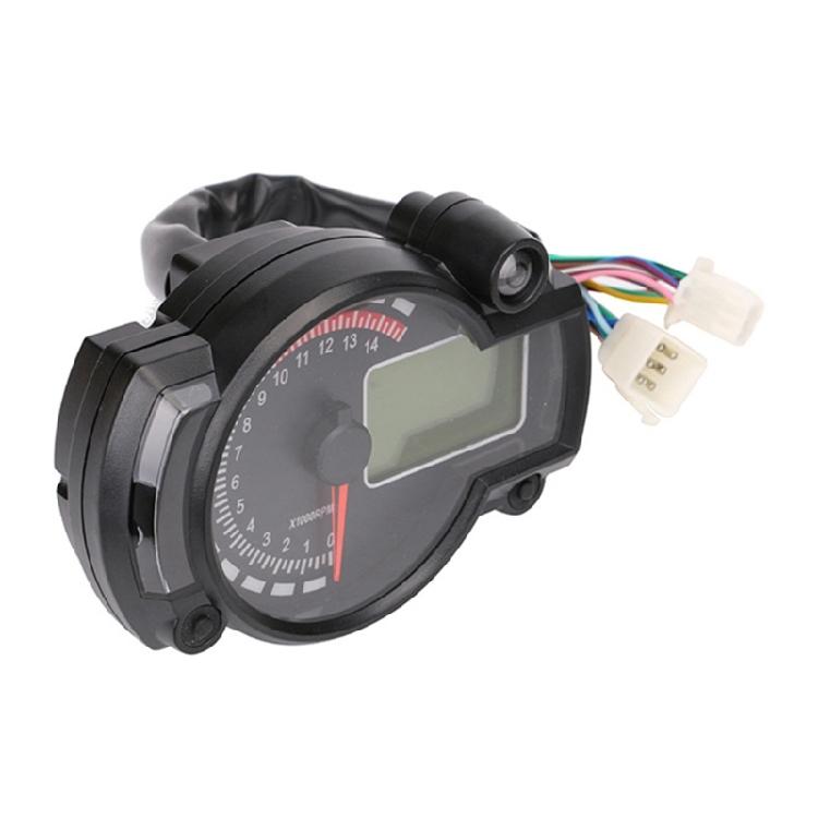 Long Lasting Weatherproof Motorcycle Instrument Cluster Digital Speedometer with Real Time Speed and Distance Monitoring