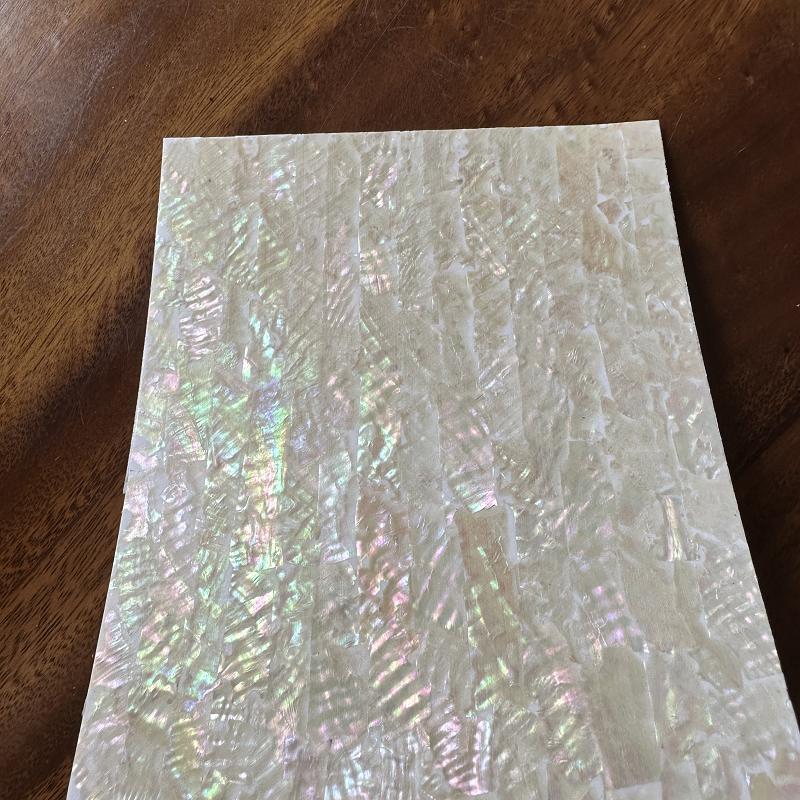 1Piece Natural Abalone Shell Mother of Pearl laminate Sheet DIY Home Decoration Material Crafts Carved Inlay Size 240x140mm 917