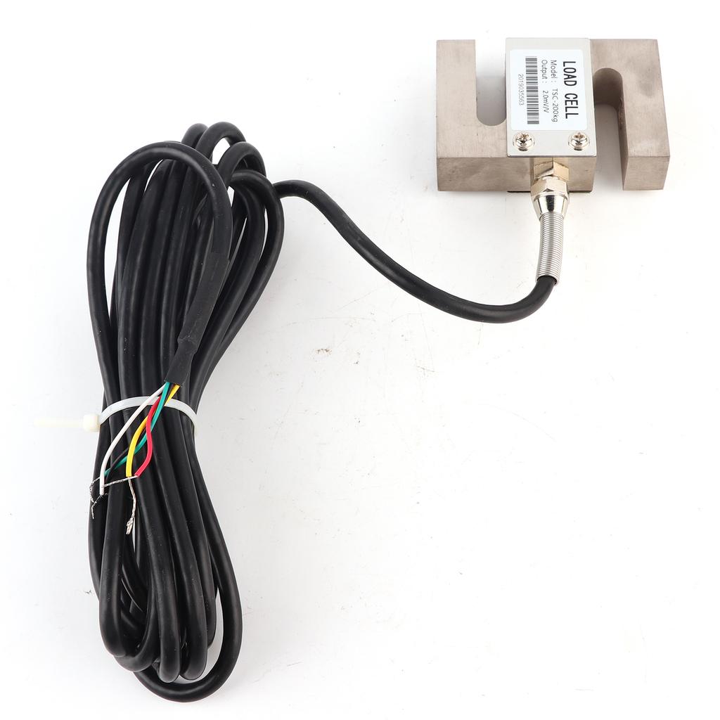High Accuracy S Type Load Cell Scale Weighting Sensor with Connecting Cable (200KG)