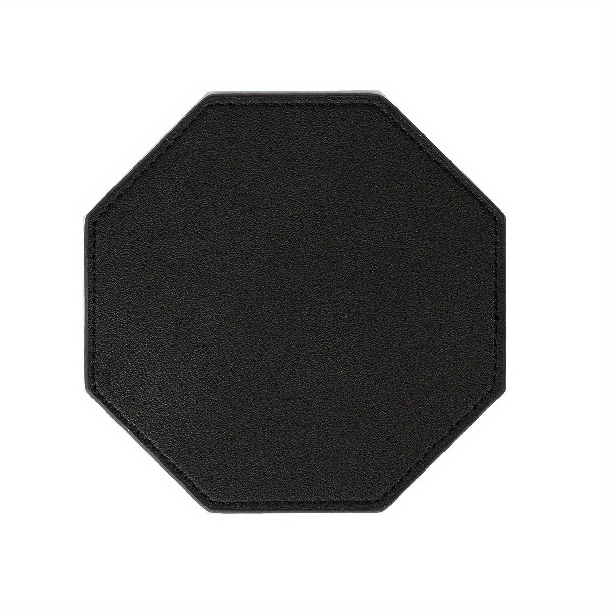 

Inmos 3 мм восьмиугольный подстаканник набор столовых приборов скандинавский домашний декор подставка из искусственной кожи многоцветный коврик для кофейной чашки 11x11cm&1PC