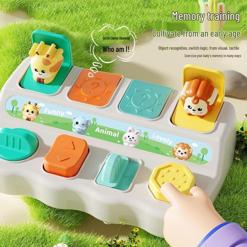Fumade Peek-a-Boo Pop-Up Activity Box Toy