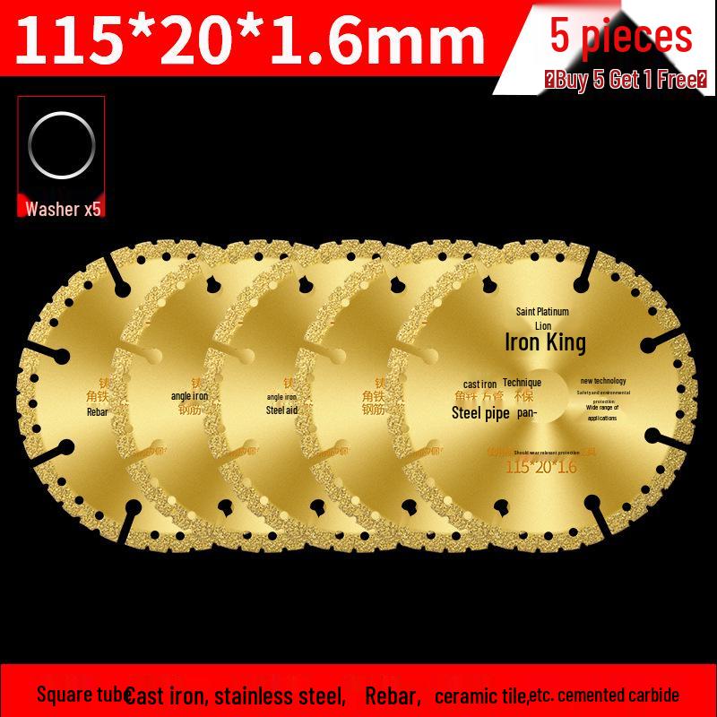 Diamond Cutting Disc for Metal, Alloy, Stainless Steel, and Iron - Angle Grinder Saw Blade