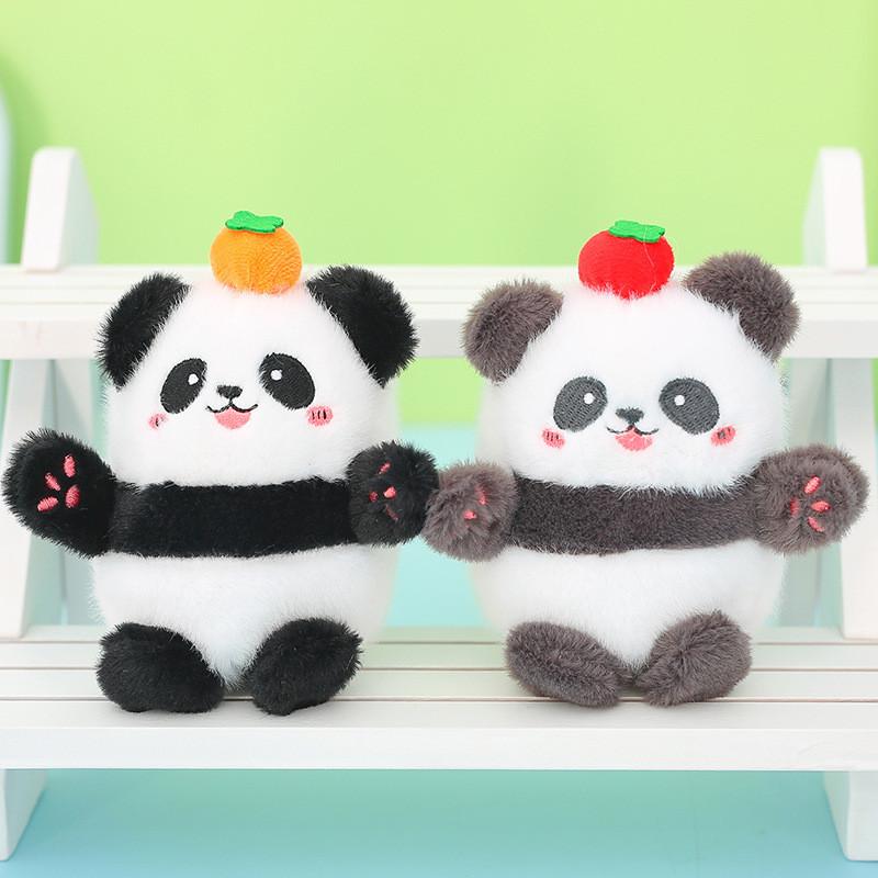 Premium Quality Stuffed Panda Key Holder Plush Animal Accessory For Bags