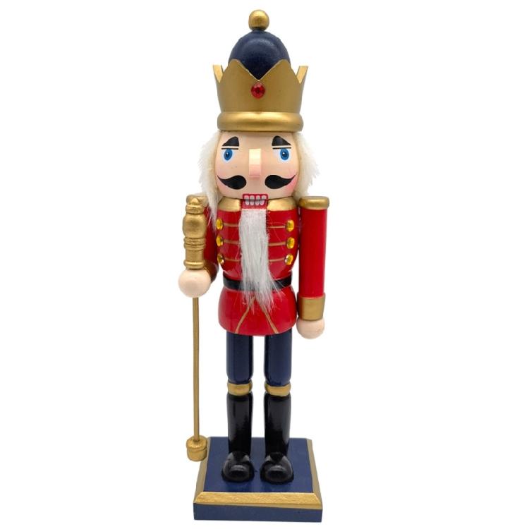 Koning Soldaat Vorm Houten Beeldje Bureau Decoraties Tafelblad Figuur voor Kantoor