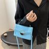Trendy Street Style Pu Shoulder Bag For Women Available In Black Pink Blue And White Chic And Versatile