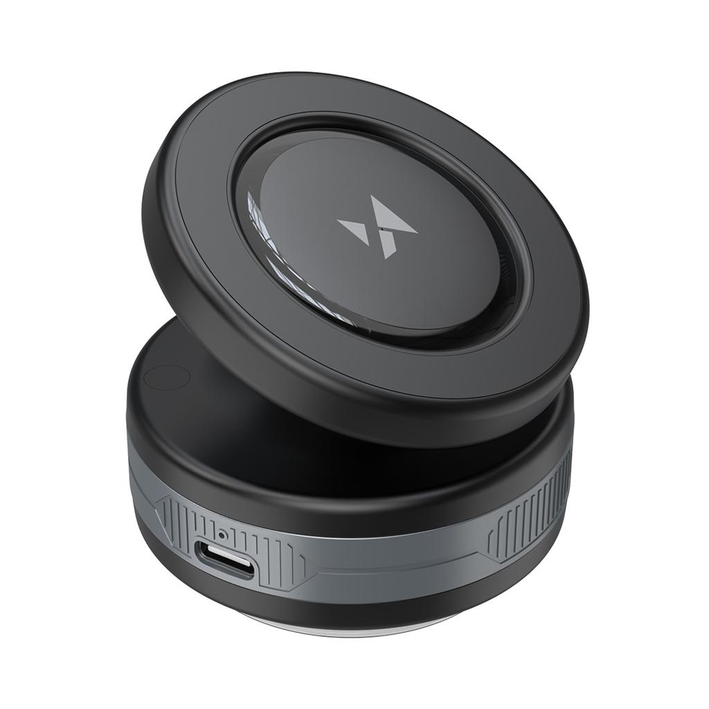 Uchwyt Samochodowy Z Ładowarką Qi Kompatybilny Z MagSafe 15W - Czarny