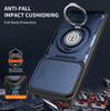 Anti-slip Armor Shockproof Case For VIVO V60 5G V2511 Slide Camera Lens Protection Rotating Ring Stand TPU Plastic Phone Cover