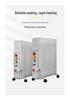 Explosion-Proof Electric Oil-Filled Radiator Heater, Carbon Steel, 9-15 Fins, 220V