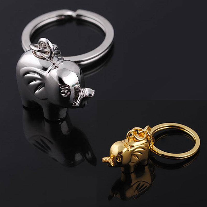 Buy Fashion Novel Elephants Keychain Character Simulation Pet Elephant