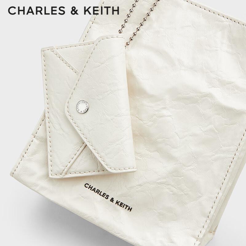 CHARLES & KEITH Pleated Magnetic Tote Bag CK2-30782347