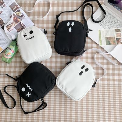 Ghost Bag Purse Funny Personality Shoulder Bags Fun Lovely Devil Cute Bag Clash Colors Stitching Tidesmall Capacity Satchel