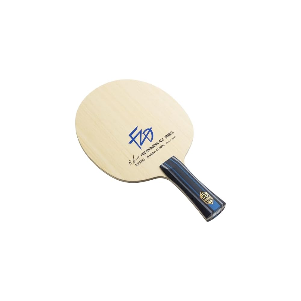 Pálka na stolný tenis Butterfly Fan Zhendong ALC-FL Ofenzívny Shakehand, 37221, Veľkosť listu: 157 x 150 mm (Pravidelné)