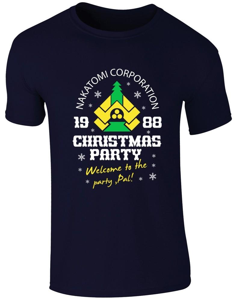 Nakatomi Corporation Merry Christmas Tshirt Nakatomi Plaza Xmas Party Tee Top