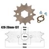 428# 20mm 10 11 12 13 14 15 16 17 18 19 T Teeth Front Engine Chain Sprocket For Dirt Pit Bike Monkey ATV Quad Go Kart