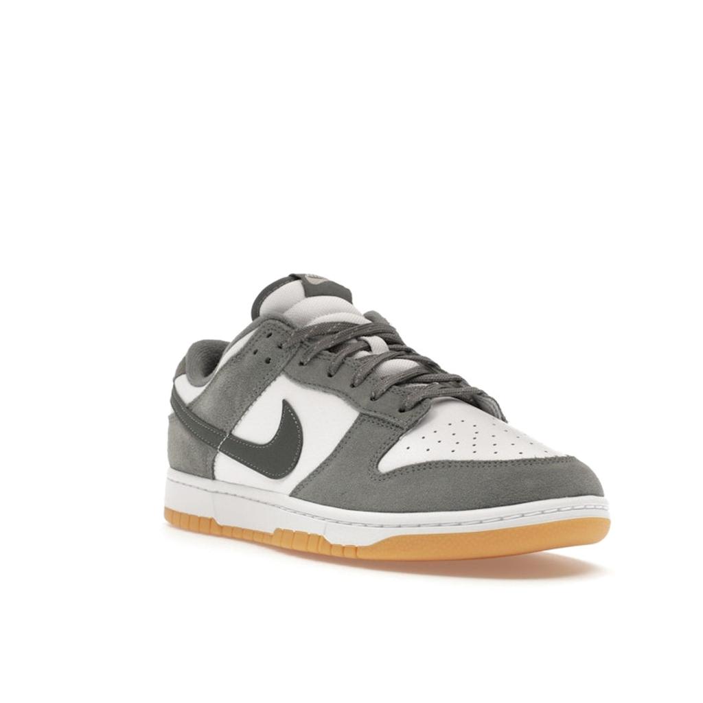 Nike Dunk Low Smoke Grey Gum סניקרס לשני המינים לבן בהיר-ברזל-עפרות מסטיק-בהיר-חום FV0389-100