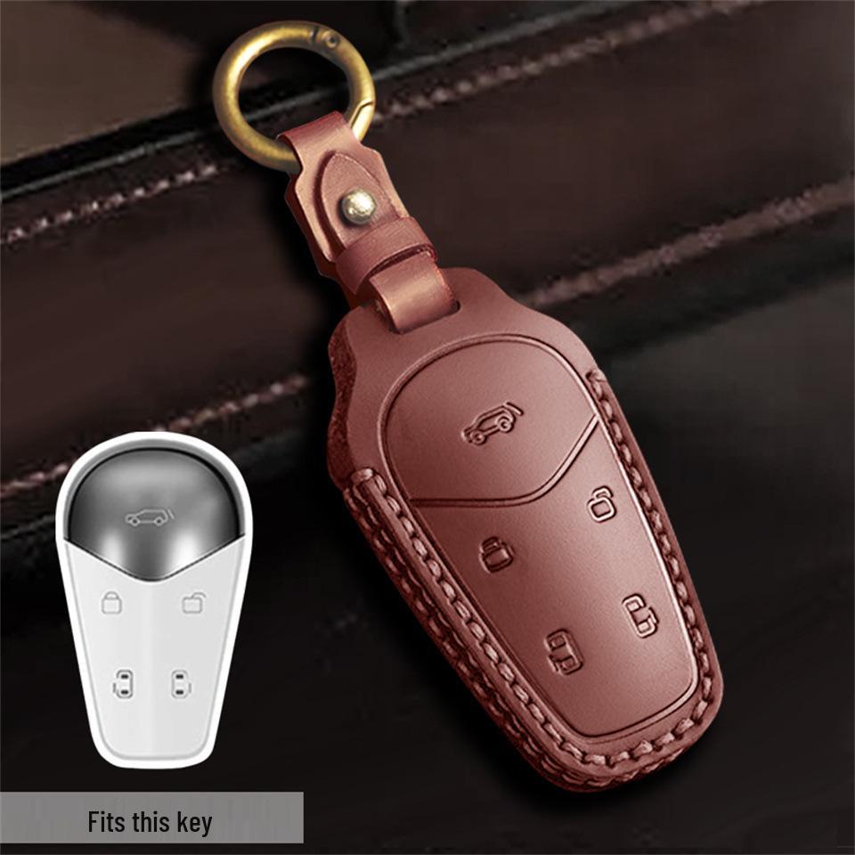 2024 Lantu Dreamer Chasing Light PHEV/EV Key Cover - Full Leather Shell with Buckle