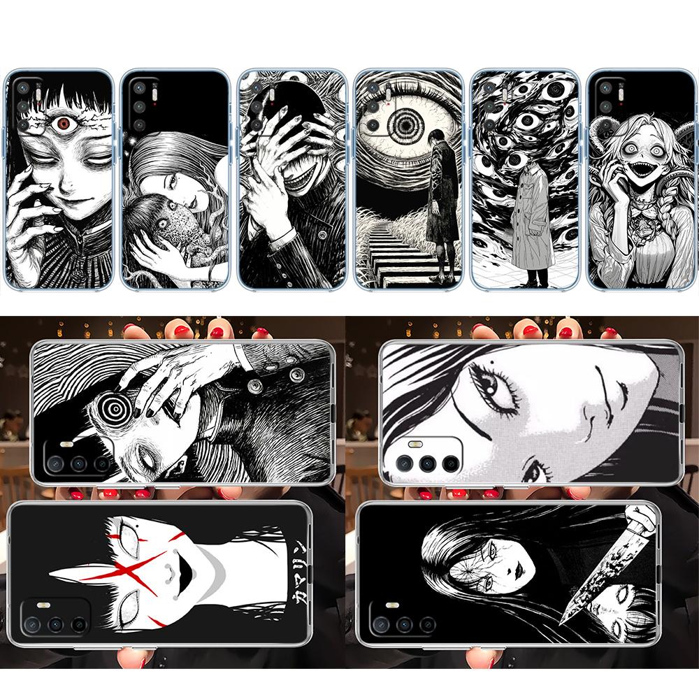 LO52 Horror Junji Ito Tomie Case for Motorola G10 G20 G30 G31 G32 G34 G35 G41 G42 G50 G51 G52 G55 G60 G60S G62 G71 G72 G75