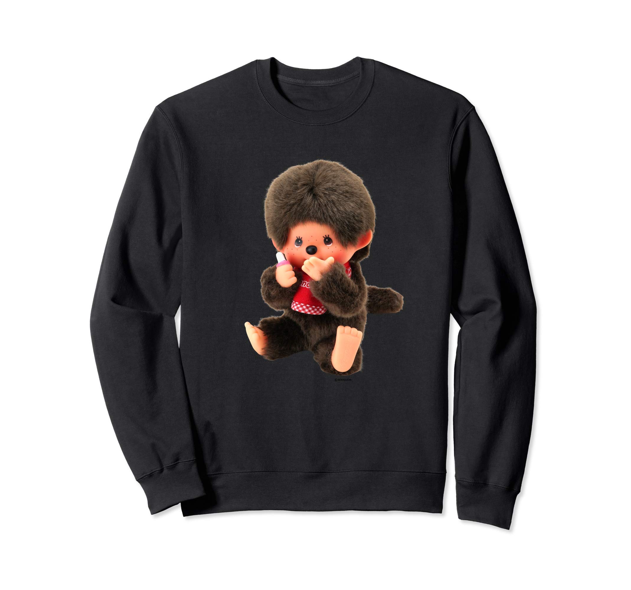 

Графический свитшот Monchhichi чёрный