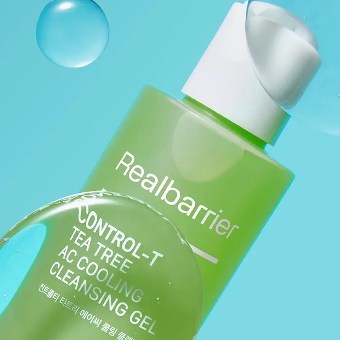 Real Barrier Control-T Tea Tree AC Cooling Cleansing Gel 200ml (+Cleansing Foam 30ml+5 Sachets)