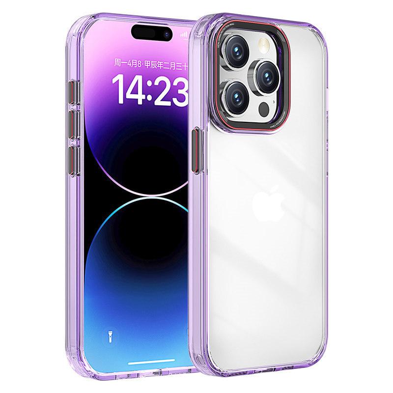 Luxury High Quality Transparent Acrylic Case for iPhone 15 Pro Max 14 Plus 13 12 Pro 11 All-inclusive Drop Protection Cover