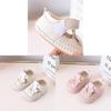 Princess Baby Girl Sandals With Synthetic Leather And Magic Tape For Summer Wear