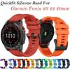 26mm 22mm 20mm Silikonový řemínek pro Garmin Fenix 8 51mm 47mm 43mm Quick Fit Náramek Řemínek na hodinky Garmin Enduro3/ Fenix E/7X 6X 5X