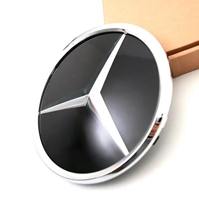 Benz Yeni Araç Izgarası Amblemi İçin Araba Sticker'ı 3D Rozet Ön Izgara Logosu Mercedes Benz GLC X253 GLE W166 C292 GLS X166 16-19 Mat