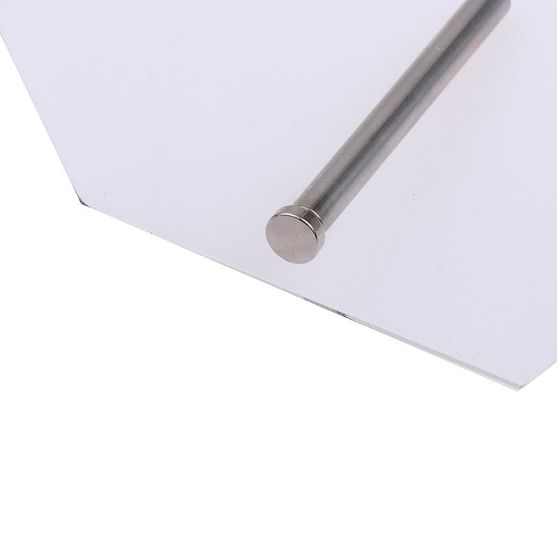 Irregular Acrylic Transparent Matte Manicure Tool False Nails Holder Showing Stand Color Card Nail Art Display Board