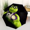 Toy Story 3 Bookworm Automatic Opening and Closing Umbrella - Lightweight 3-Fold Design, Suitable for Fans, Travel, Daily Use - Official Pro