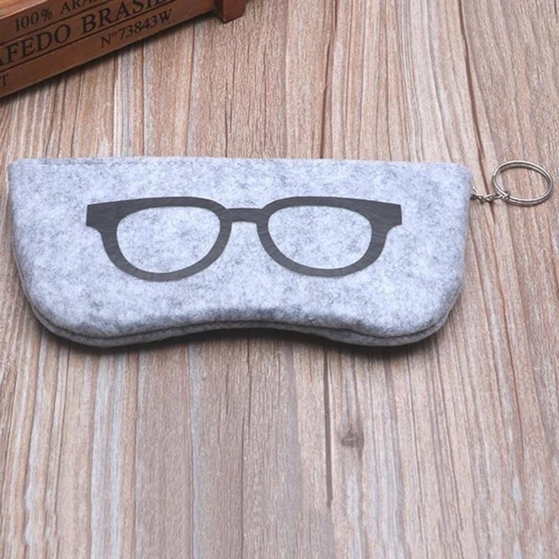 2018 Colorful Sunglasses Case For Women Men Glasses Box Felt Sun Glasses Bag Eyeglasses cases For Men Eyewear Accessories