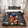 3pcs DragonBallZ, Goku Bedding Set: Perfect for Bedroom or Guest Room. Soft and Comfortable with No Core Included Yy251010133