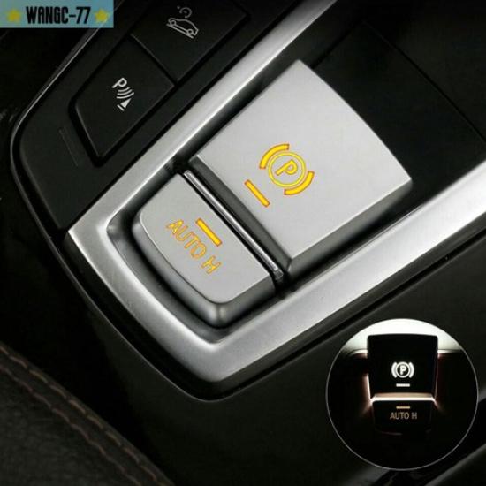 For BMW 5 6 7 X3 X5 X6 F10 Handbrake Auto Hold Button Switch Cover Chrome Trim