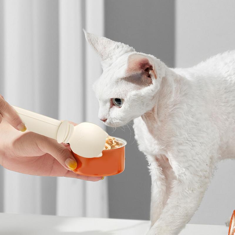 Cat Squeeze Feeder Cat Kitten Wet Food Spoon Strip Squeeze Feeder Indoor Outdoor Feeding Lickable Wet Food Multi Functional