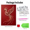 5D DIY Pearl Diamond Painting Kit Majestic Phoenix Full Drill Embroidery Mosaic Art Home Wall Decor Gift