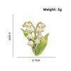 Botanical Design Enamel Flower Pins Assorted Colors Lapel Brooches Flower Brooches  Birthday Gift