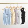 Women's Shockproof Summer Yoga Vest with Chest Pad - 2-in-1 Loose Running Fitness Top